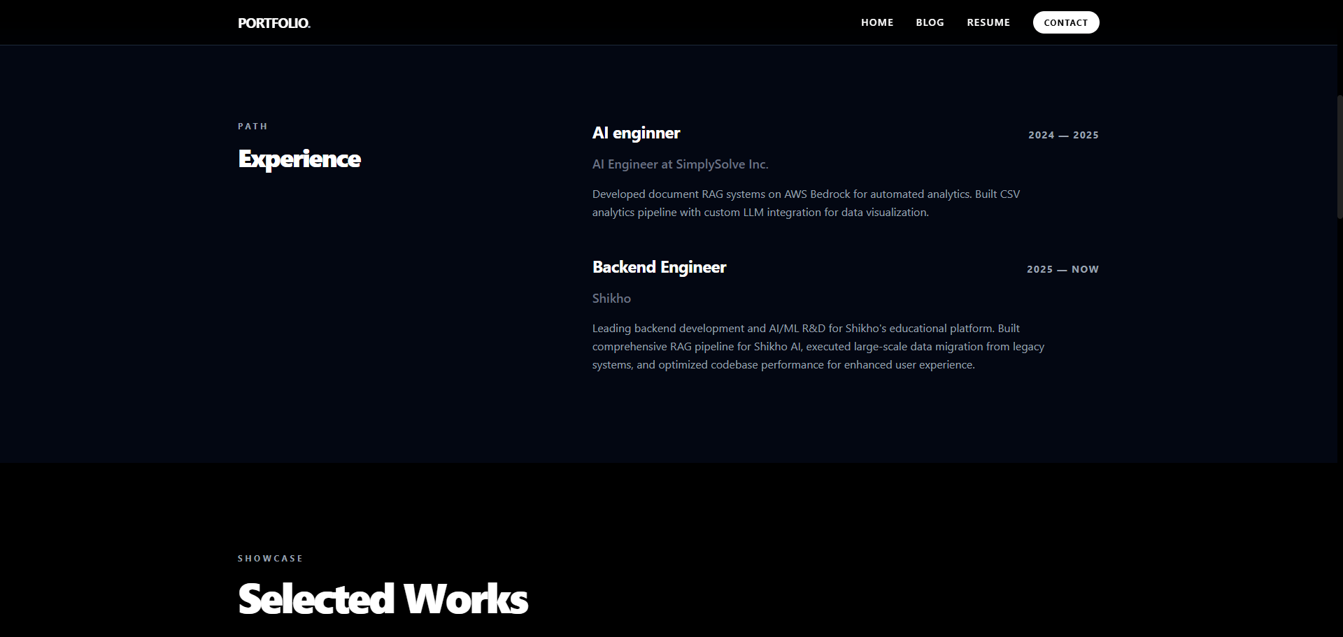 Portfolio CMS screenshot 13