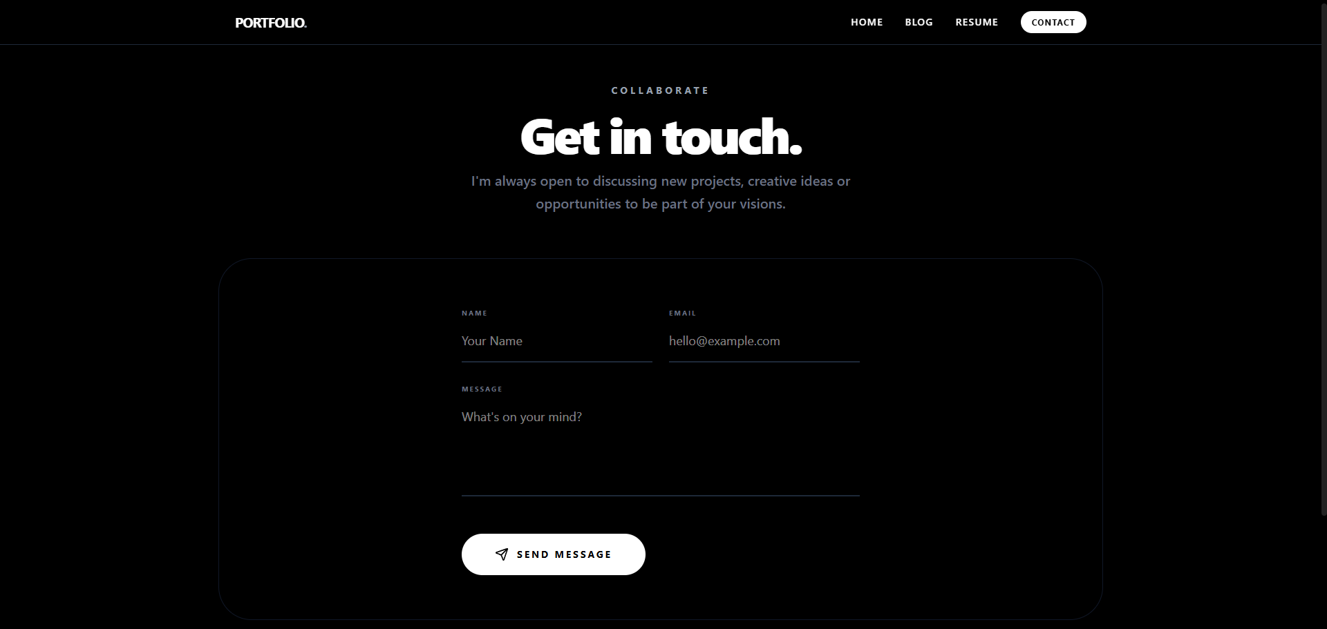 Portfolio CMS screenshot 18